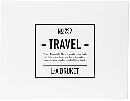 Парфумерія, косметика Набір - L:A Bruket No. 239 Travel Kit (shm/55ml + cond/55ml + b/lot/55ml + b/wash/55ml)