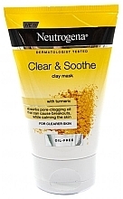 Духи, Парфюмерия, косметика Маска для лица - Neutrogena Clear & Soothe Clay Mask