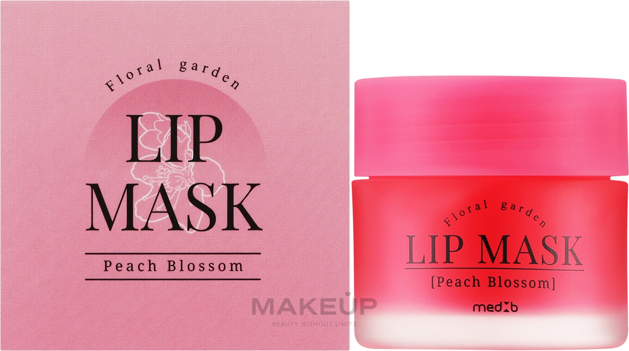 Бальзам-маска для губ "Цветок персика" - Med B Floral Garden Lip Mask Peach Blossom — фото 20g