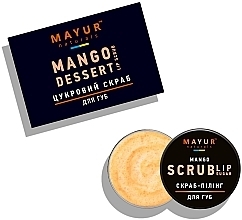 Парфумерія, косметика Скраб-пілінг для губ "Манговий десерт" - Mayur Mango Lip Sugar Scrub