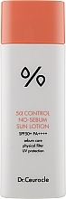 Матирующий солнцезащитный лосьон для лица - Dr.Ceuracle 5α Control No-sebum Sun Lotion SPF50+ — фото N1