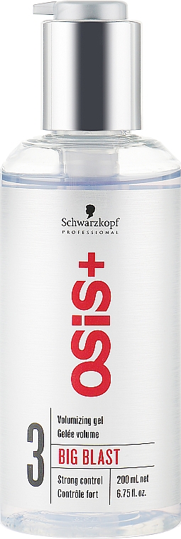 Гель объем для тонких волос - Schwarzkopf Professional Osis Volumizing Gel Big Blast 3