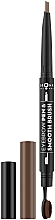 Олівець для брів і туш 2 в 1 - Bronx Colors Eyebrow Pen & Smooth Brush 2 in 1 — фото N1