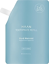 Парфумерія, косметика Зубна паста - HAAN Hyva Meininki Peppermint & Spearmint Toothpaste Refill (змінний блок)