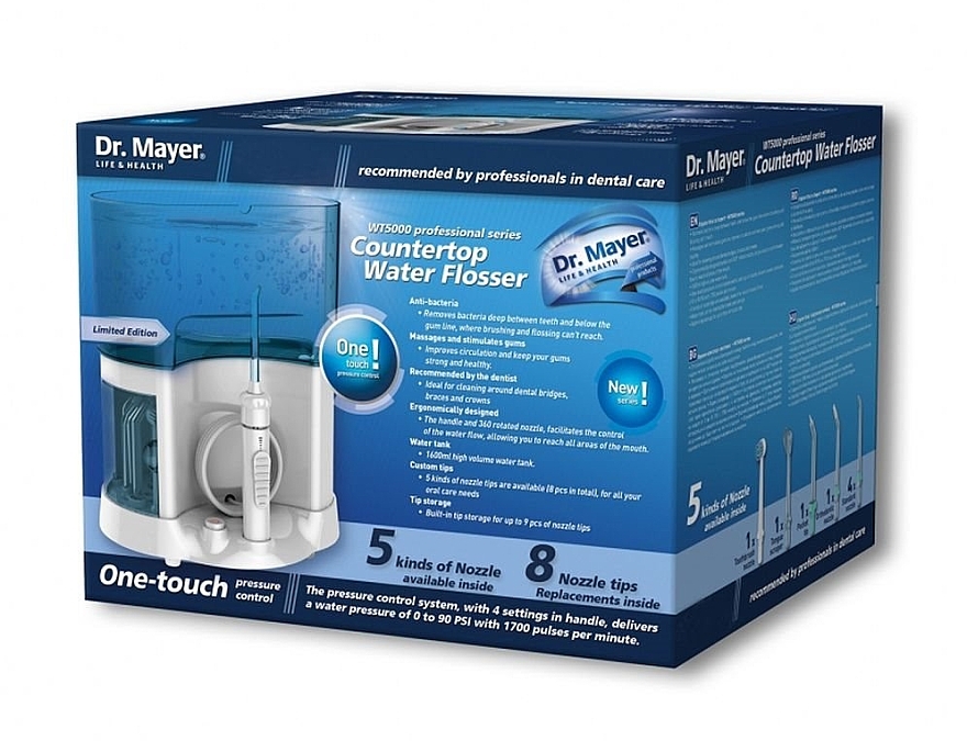 Ирригатор WT5000 - Dr. Mayer Countertop Water Flosser — фото N3