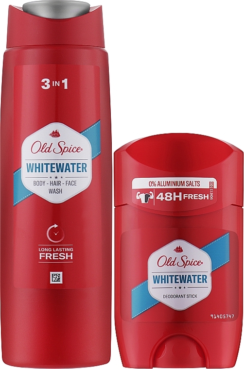 Набір - Old Spice The Legend Whitewater (sh/gel/250ml + deo/50g) — фото N10