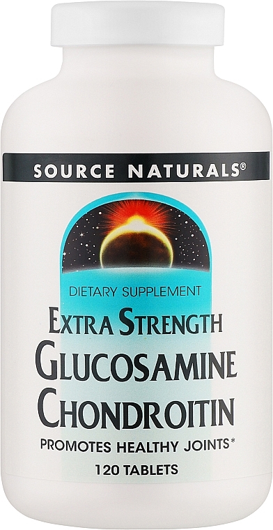 Диетическая добавка "Глюкозамин и хондроитин", таблетки - Source Naturals Extra Strength Glucosamine Chondroitin — фото N1