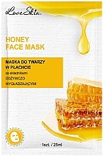 Парфумерія, косметика Тканинна маска з екстрактом меду та гіалуроновою кислотою - Love Skin Honey Face Mask