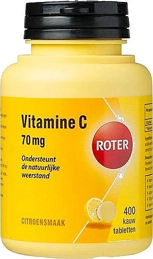 Дієтична добавка "Вітамін С", 70 мг, таблетки - Roter Vitamin C — фото N1