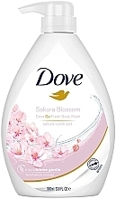 Гель для душа "Цветок сакуры" (помпа) - Dove Go Fresh Sakura Blossom Body Wash — фото N1