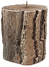 Духи, Парфюмерия, косметика Декоративная свеча, коричневая - Artman Candle Wide Stump Of Tree Brown