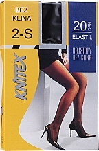Колготки для женщин "Elastil" 20 Den, Nero - Knittex — фото N1