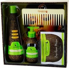 Парфумерія, косметика Набір - Macadamia Natural Oil Retail Gift Box (means/125ml + sh/300ml + маѕк/30ml + brush)