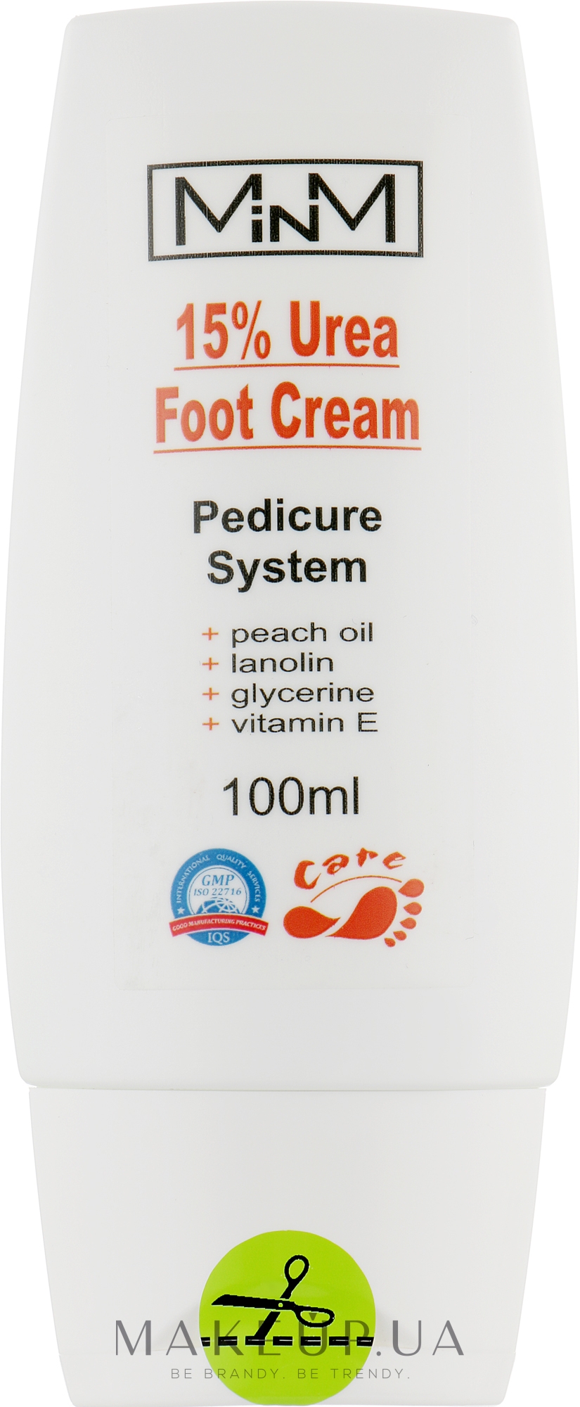 Крем для ног с мочевиной 15% - M-in-M 15% Urea Foot Cream  — фото 100ml