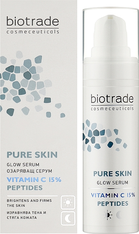 Сыворотка с витамином С 15% и пептидами для сияния кожи - Biotrade Pure Skin — фото N2