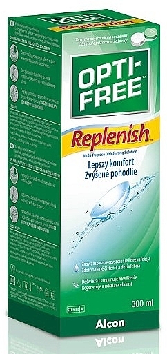 Многофункциональное дезинфицирующее средство для линз - Alcon Opti-Free Replenish — фото N2