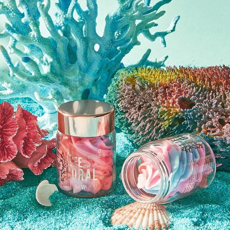 Поживна маска для губ - Essence Live Life In Coral Coralicious Vibes! Lip Mask — фото N3