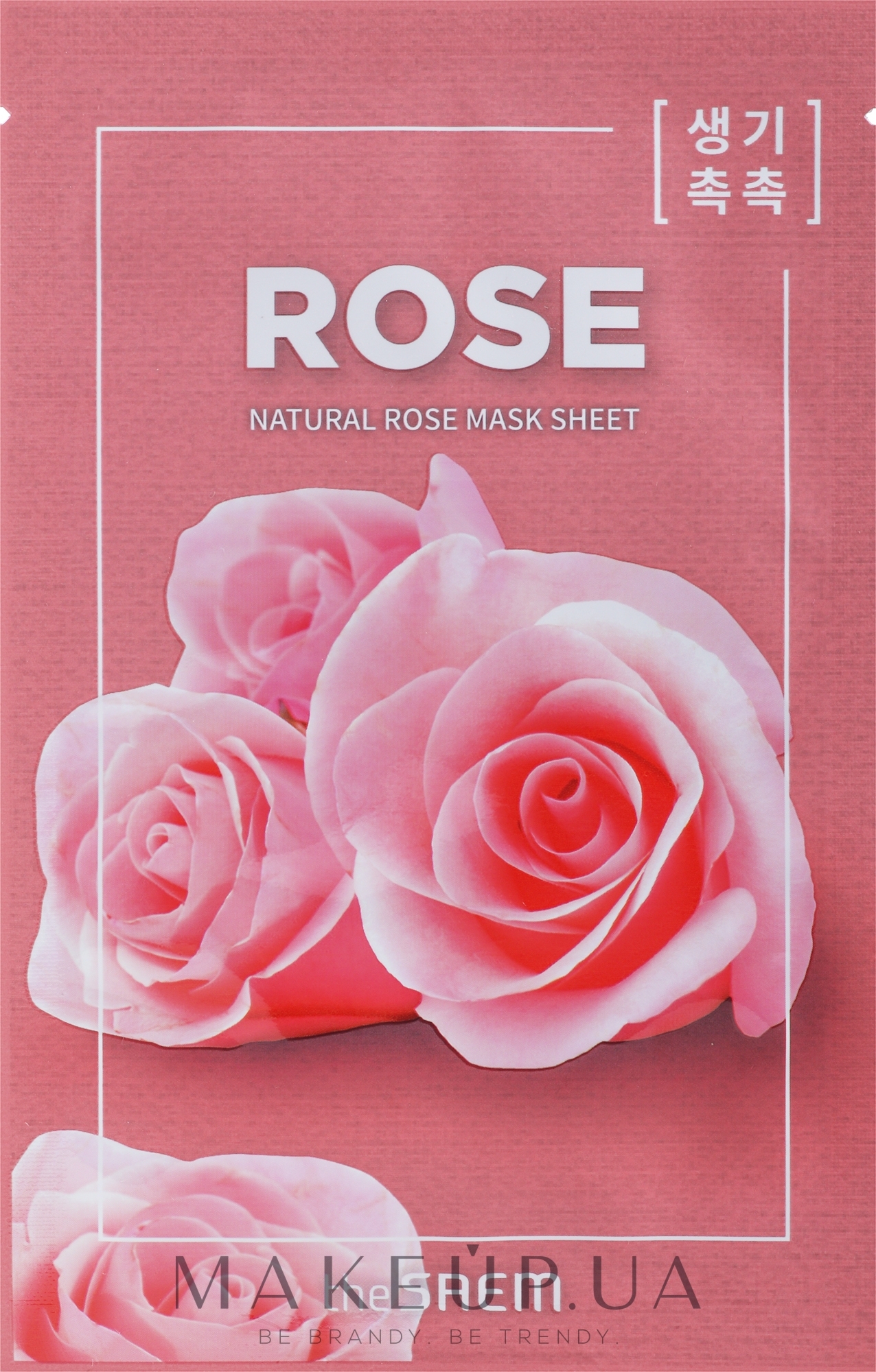 Тканинна маска для обличчя з екстрактом троянди - The Saem Natural Rose Mask Sheet — фото 21ml