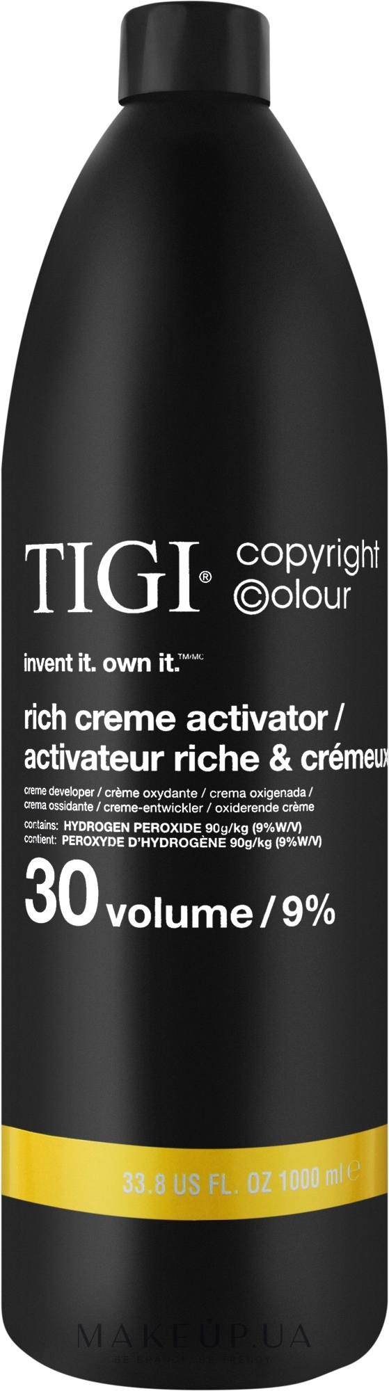Активатор - TIGI Colour Activator 30 vol / 9% — фото 1000ml