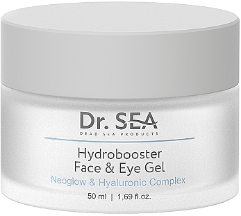 Гель-гідробустер для обличчя та очей - Dr.Sea Hydrobooster Face & Eye Gel — фото N1