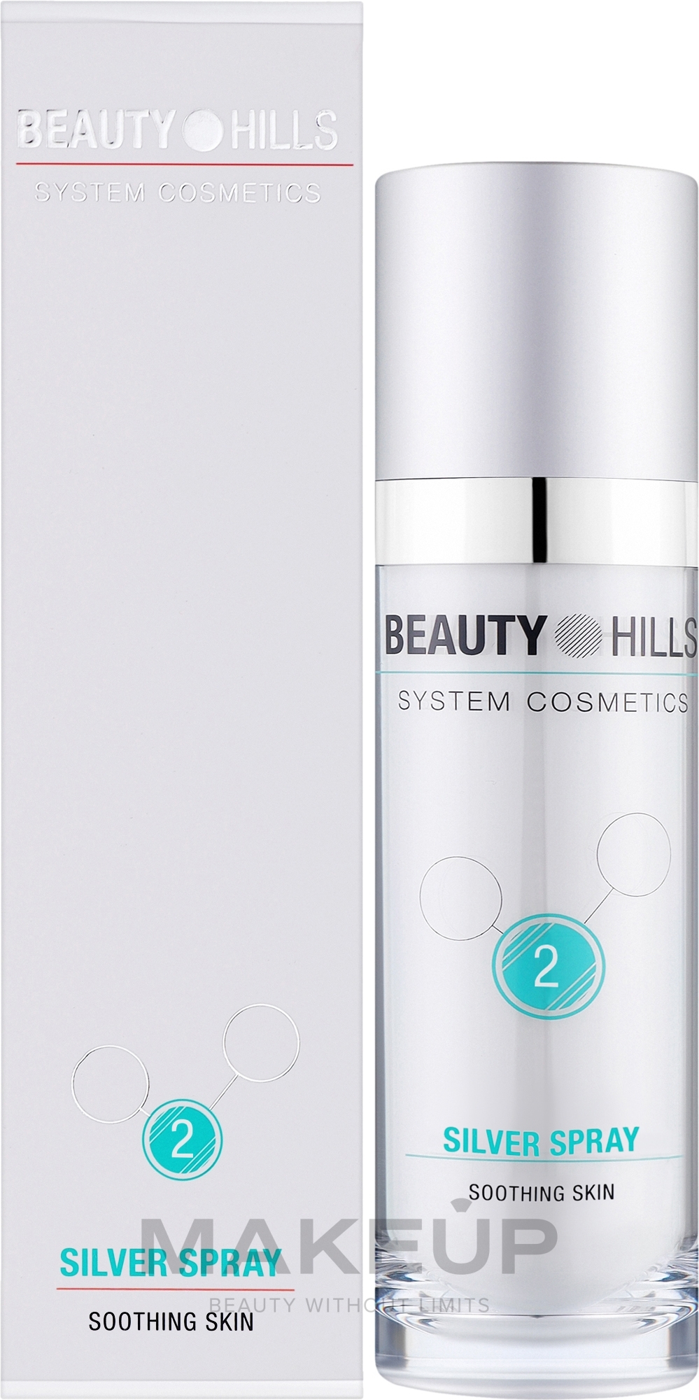 Спрей для чутливої шкіри обличчя - Beauty Hills Silver Spray 2 Soothing Skin — фото 120ml