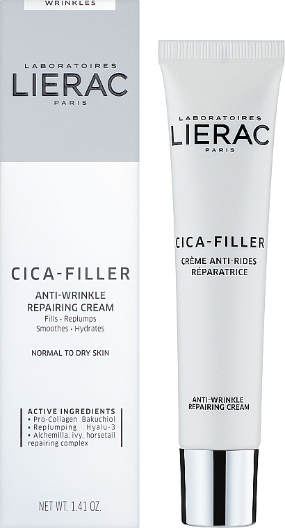 Антивозрастной крем для лица - Lierac Cica-Filler Anti-Wrinkle Repairing Cream — фото N2