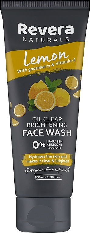 Гель для умывания "Лимон" - Revera Lemon Face Wash — фото N1