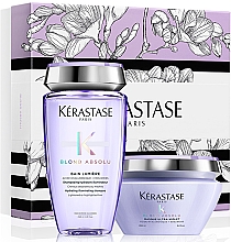 Духи, Парфюмерия, косметика Набор - Kerastase Blond Absolu Mask Spring Set (shm/250ml + h/mask/200ml)