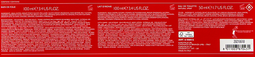 Moschino Cheap and Chic - Набор (edt/50ml + sh/gel/100ml + b/lot/100ml) — фото N3