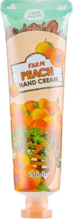 Крем для рук "Фермерский персик" - Esfolio Farm peach Hand Cream