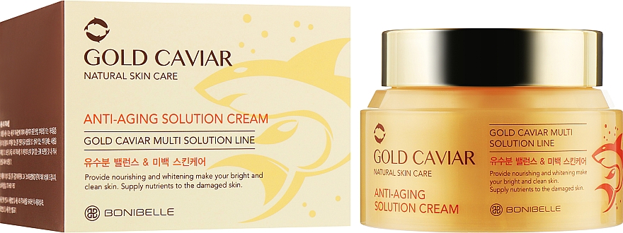 Крем для лица "Икра" - Enough Bonibelle Gold Caviar Anti-Aging Solution Cream — фото N2