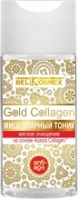 Парфумерія, косметика Міцелярний тонік, м'яке очищення - BelKosmex Gold Collagen Anti-Age Tonique