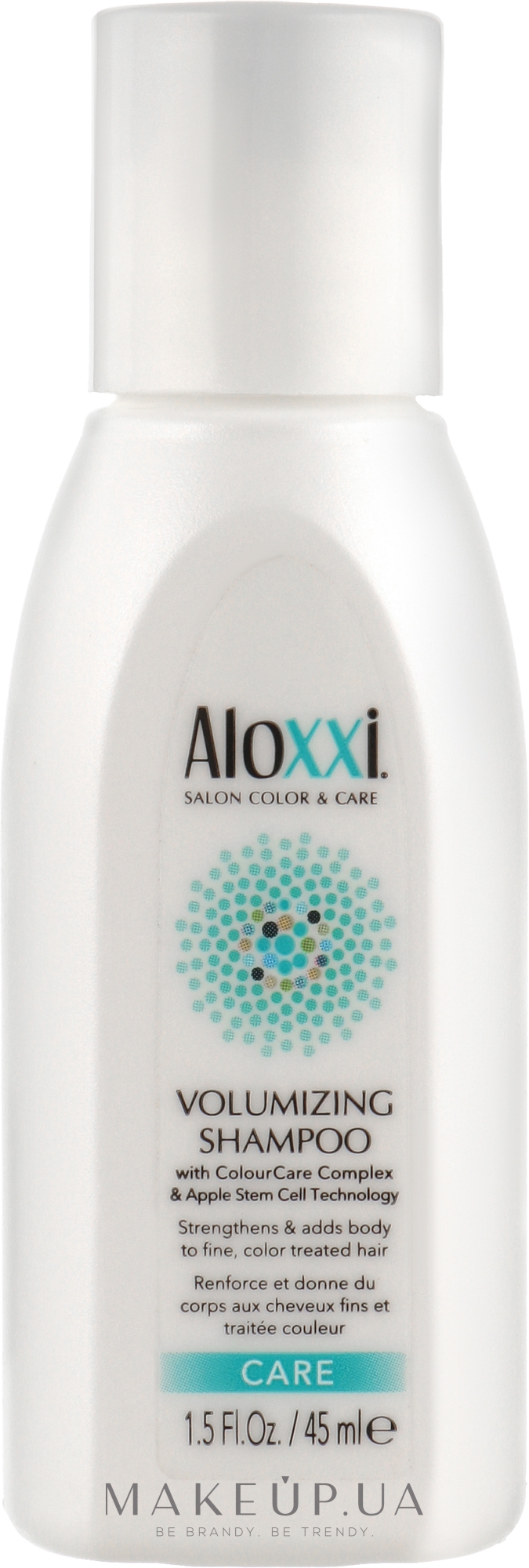 Шампунь для створення об'єму волосся - Aloxxi Volumizing Shampoo (міні) — фото 45ml