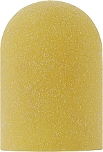 Ковпачок жовтий, діаметр 16 мм, абразивність 240 грит, CY-16-240 - Nail Drill — фото N1