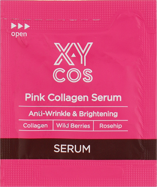 Зволожувальна сироватка для обличчя з колагеном - XYcos Pink Collagen Serum (пробник) — фото N1