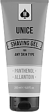 Гель для гоління з пантенолом - Unice Men Shaving Gel — фото N3