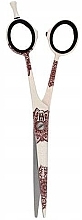 Парфумерія, косметика Перукарські ножиці прямі 82055-3, 5.5" - Witte Rose Line Art Romantik