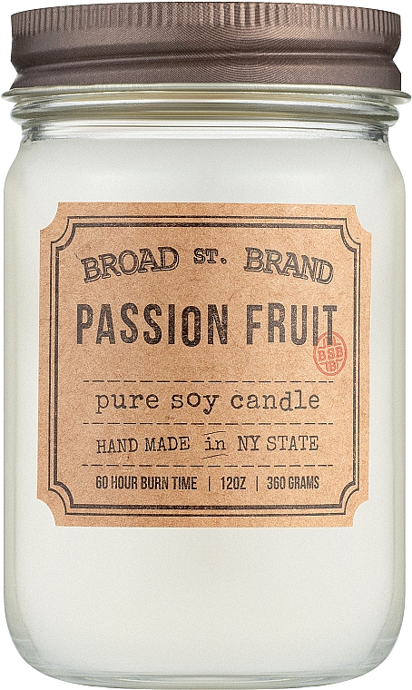 Kobo Broad St. Brand Passion Fruit - Ароматическая свеча — фото N1
