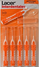 Парфумерія, косметика Міжзубна щітка, помаранчева - Lacer Interdental Recto Extrafino Brush