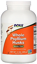Цілісне лушпиння насіння подорожника в порошку - Now Foods Whole Psyllium Husks Powder — фото N1
