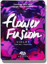 Питательная тканевая маска для лица с фиалкой - Origins Flower Fusion Violet Nourishing Sheet Mask — фото N1