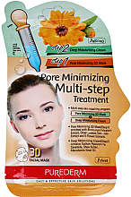 Духи, Парфюмерия, косметика Двухшаговая маска для лица "Уменьшение пор" - Purederm Pore Minimizing Multi-Step Treatment