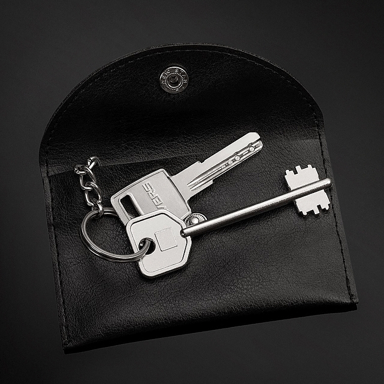 Ключниця чоловіча, чорна "Deep Black" - MAKEUP Pocket Key Holder — фото N3