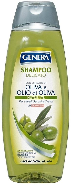 Шампунь для сухого та в'юнкого волосся - Genera Shampoo Delicato Con Estratto Di Oliva Olio Di Oliva — фото N1