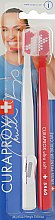 Набір щіток "Duo  Martina Hingis", біла та червона - Curaprox — фото N1