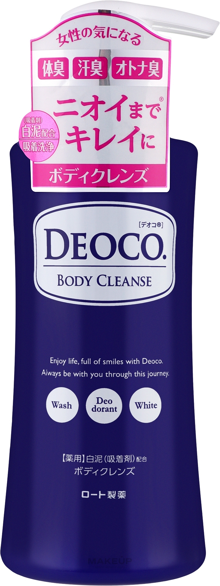 Гель для душа против возрастного запаха - Rohto Deoco Medicinal Body Cleanse — фото 350ml