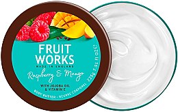Масло для тіла "Малина і манго" - Grace Cole Fruit Works Body Butter Raspberry & Mango — фото N1