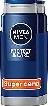 Духи, Парфюмерия, косметика Набор - NIVEA MEN Protect & Care (sh/gel/2x500ml)
