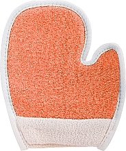 Массажная перчатка с большим пальцем, из хлопка, оранжевая - RedRings Cotton Mittenwith Terry Thumb — фото N1