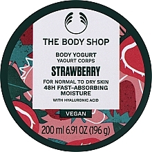 Духи, Парфюмерия, косметика Йогурт для тела "Клубника" - The Body Shop Strawberry Body Yogurt 